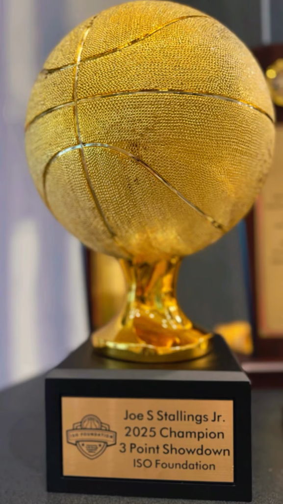 3 point shootout trophy
