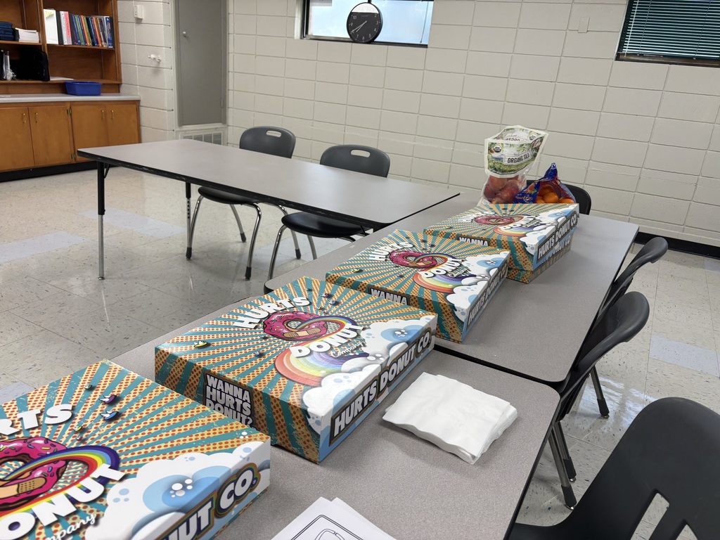They also brought delicious breakfast treats for the staff!  