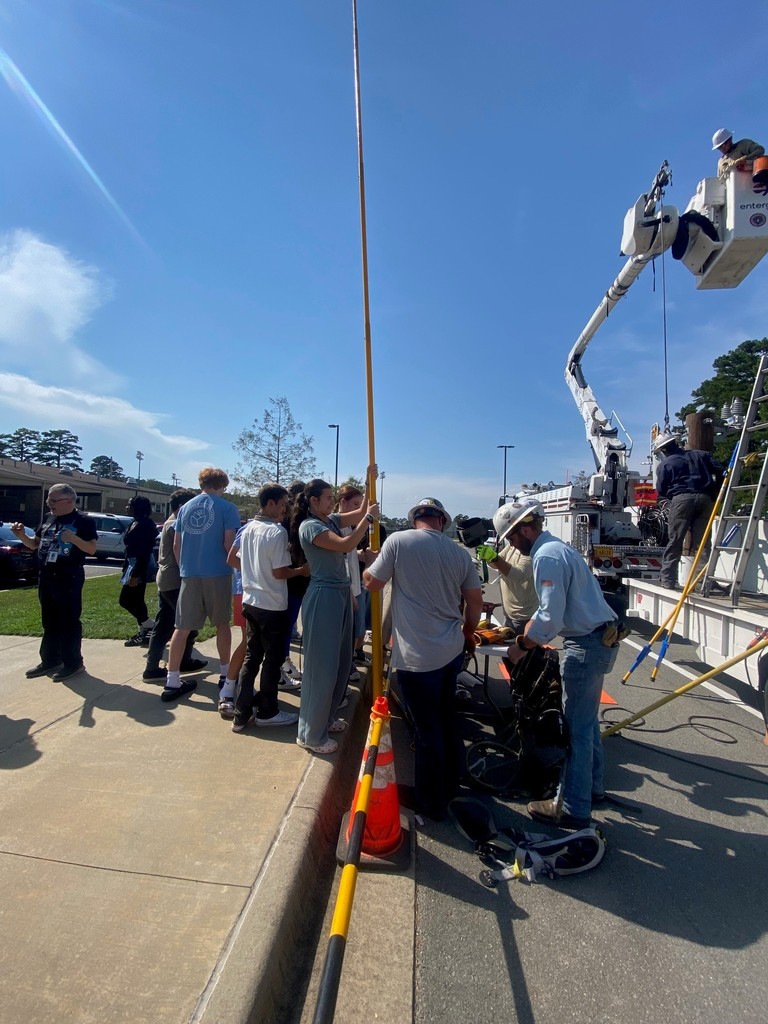 Entergy Arcs and Sparks Demonstration at Joe T. Robinson High School
