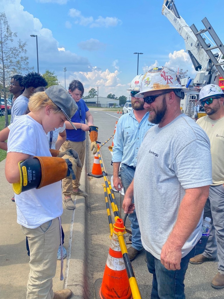 Entergy Arcs and Sparks Demonstration at Joe T. Robinson High School