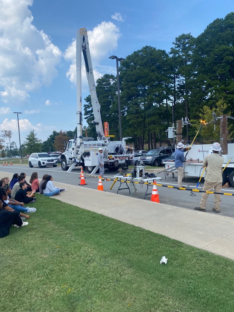 Entergy Arcs and Sparks Demonstration at Joe T. Robinson High School