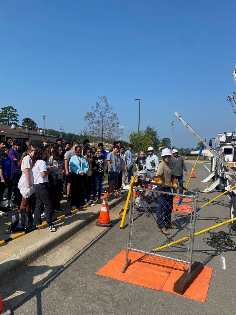 Entergy Arcs and Sparks Demonstration at Joe T. Robinson High School