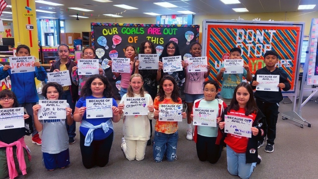 My AVID why challenge completed by Landmark Elementary