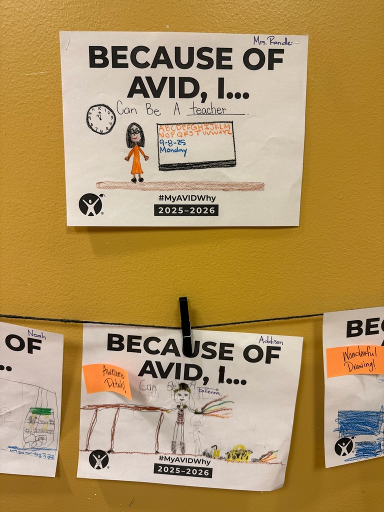 My AVID why challenge completed by Chenal Elementary