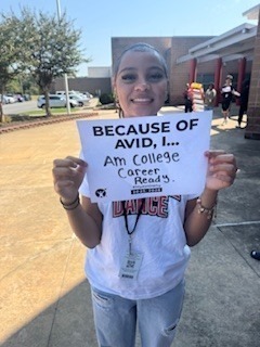 My AVID why challenge completed by Mills Middle School