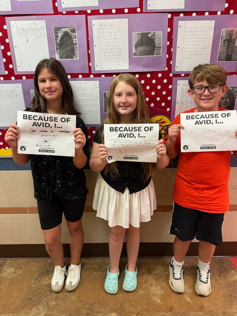 My AVID why challenge completed by Chenal Elementary