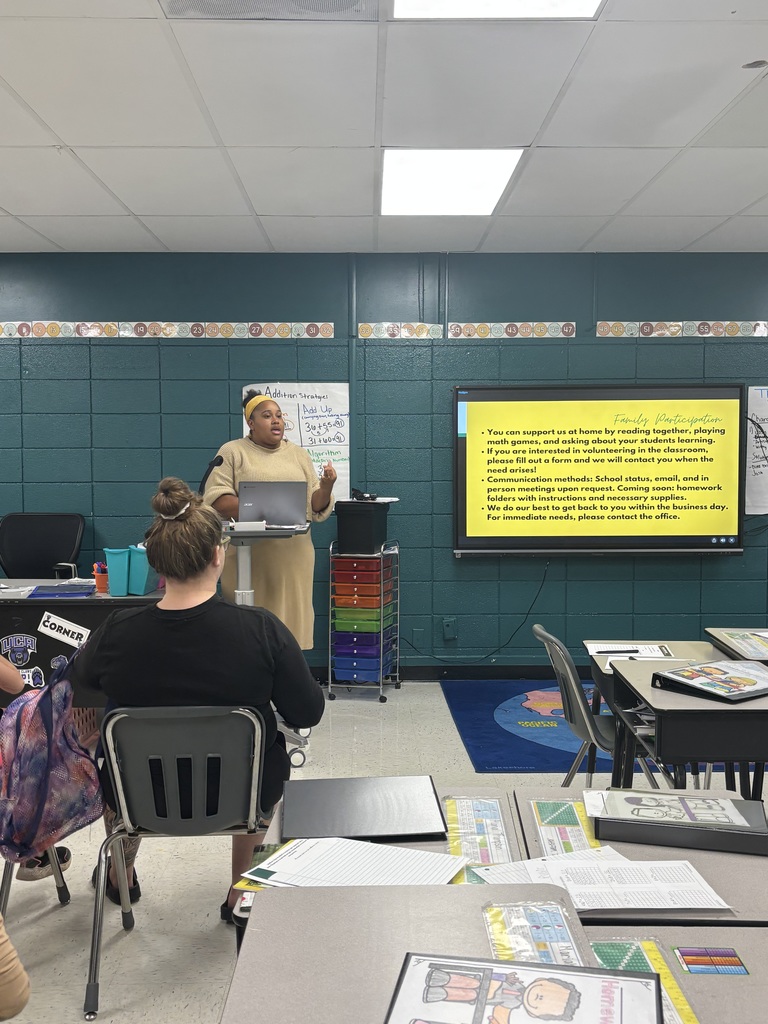 Mrs. Hodges told us all about 3rd grade!