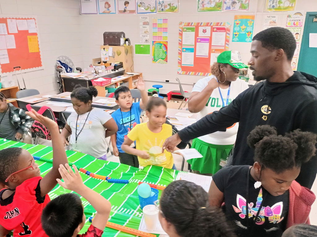 Coach West got in on the fun, as well!