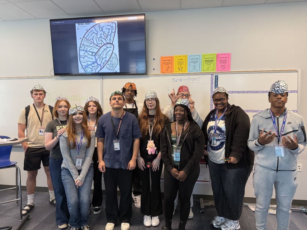 Brain hats in psychology - Hands on learning!