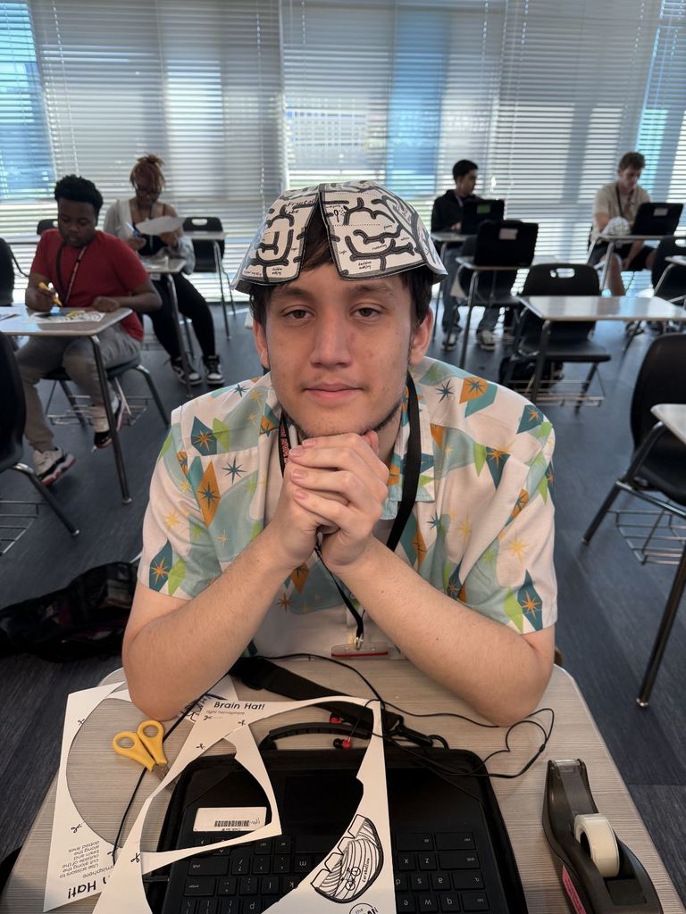 Brain hats in psychology - Hands on learning!