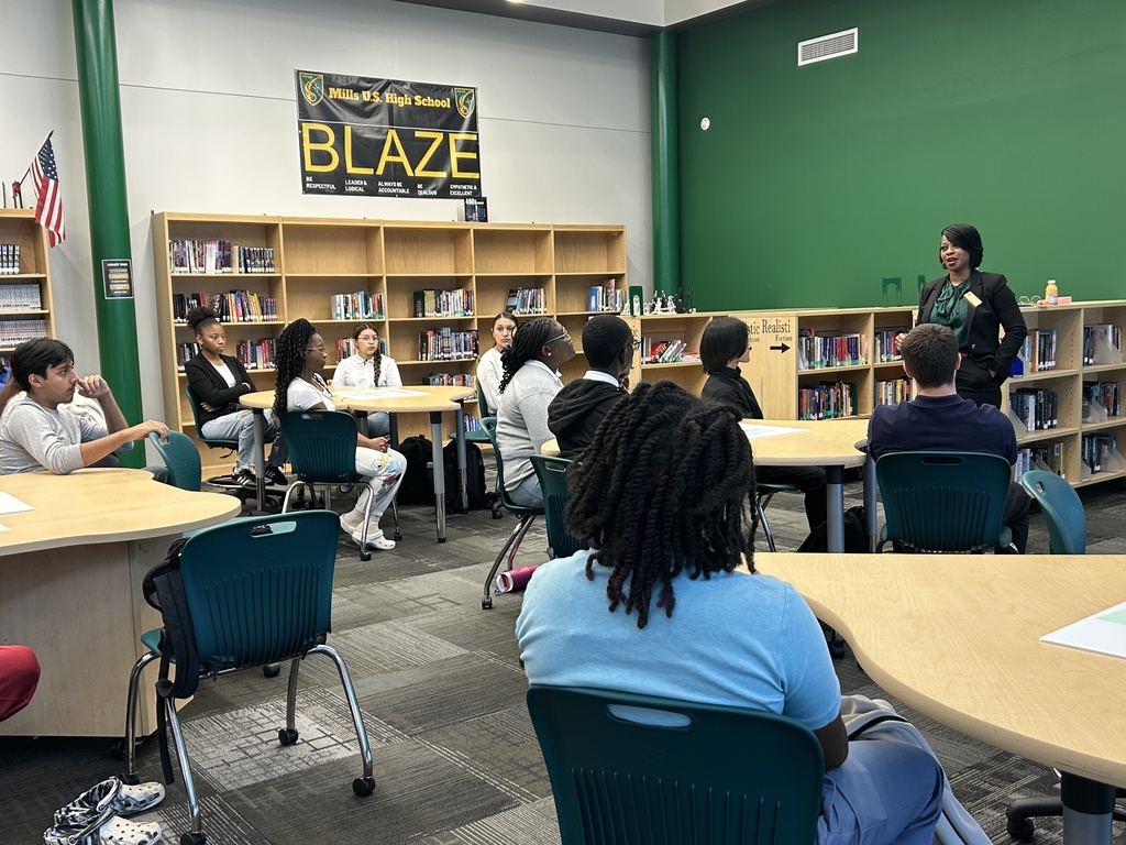 Students with guest speaker