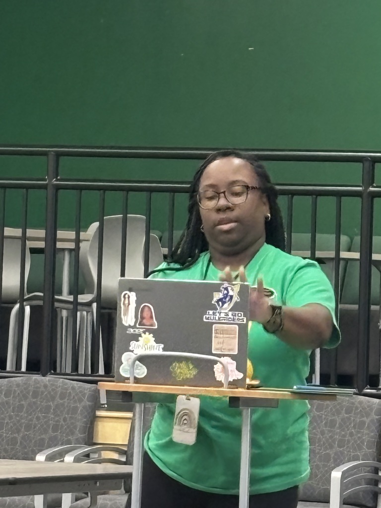 School counselor at her computer