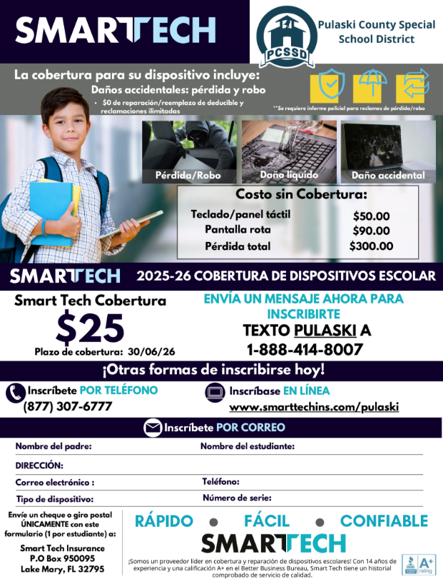 Chromebook insurance espanol