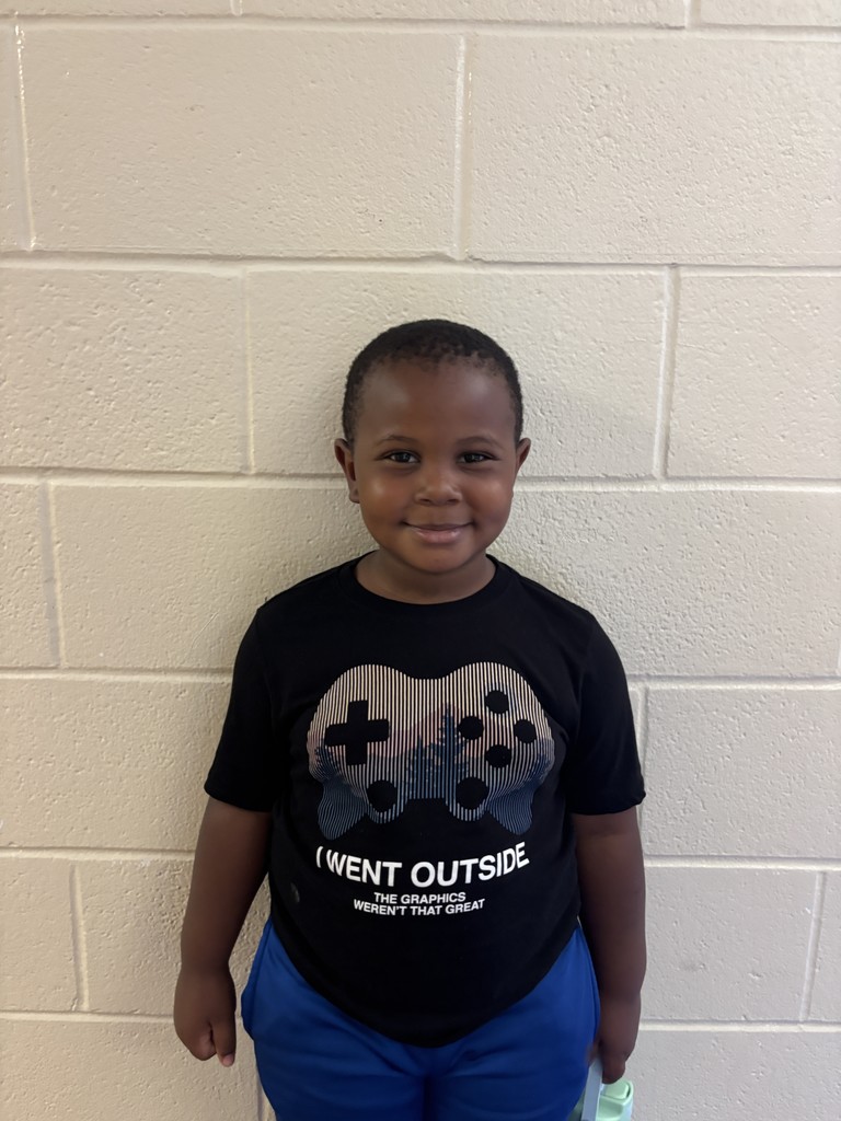 Image of Kindergarten Student who was nominated for Student of the Month