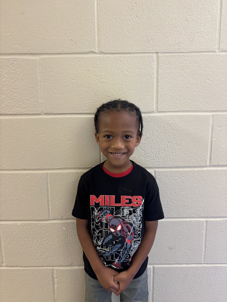 Image of Kindergarten Student who was nominated for Student of the Month