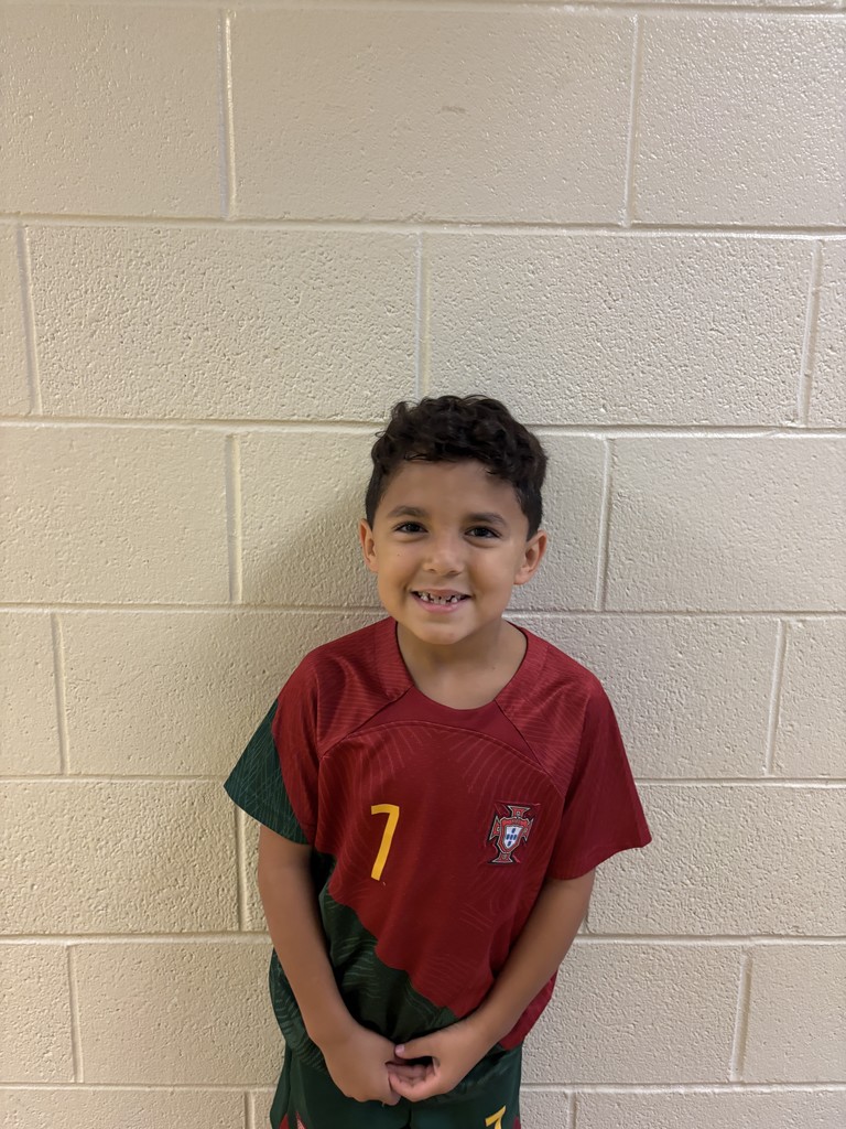 Image of Second Grade Student who was nominated for Student of the Month