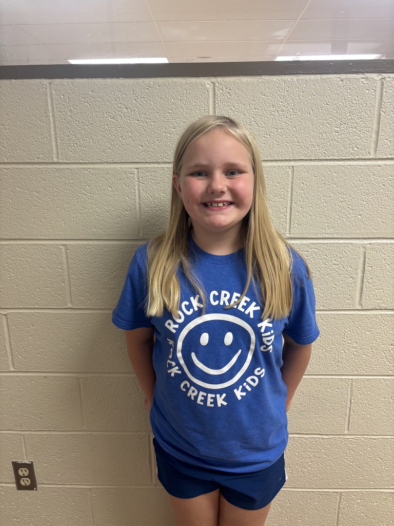 Image of Fourth Grade Student who was nominated for Student of the Month