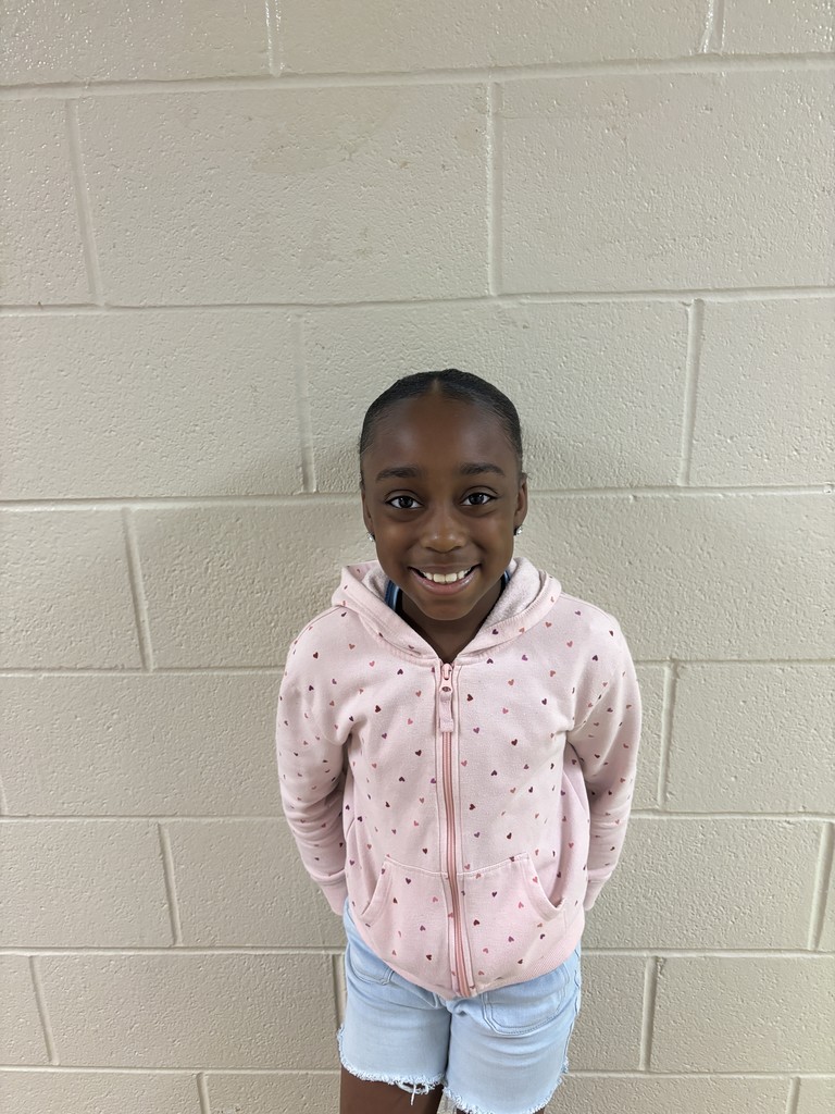 Image of Third Grade Student who was nominated for Student of the Month