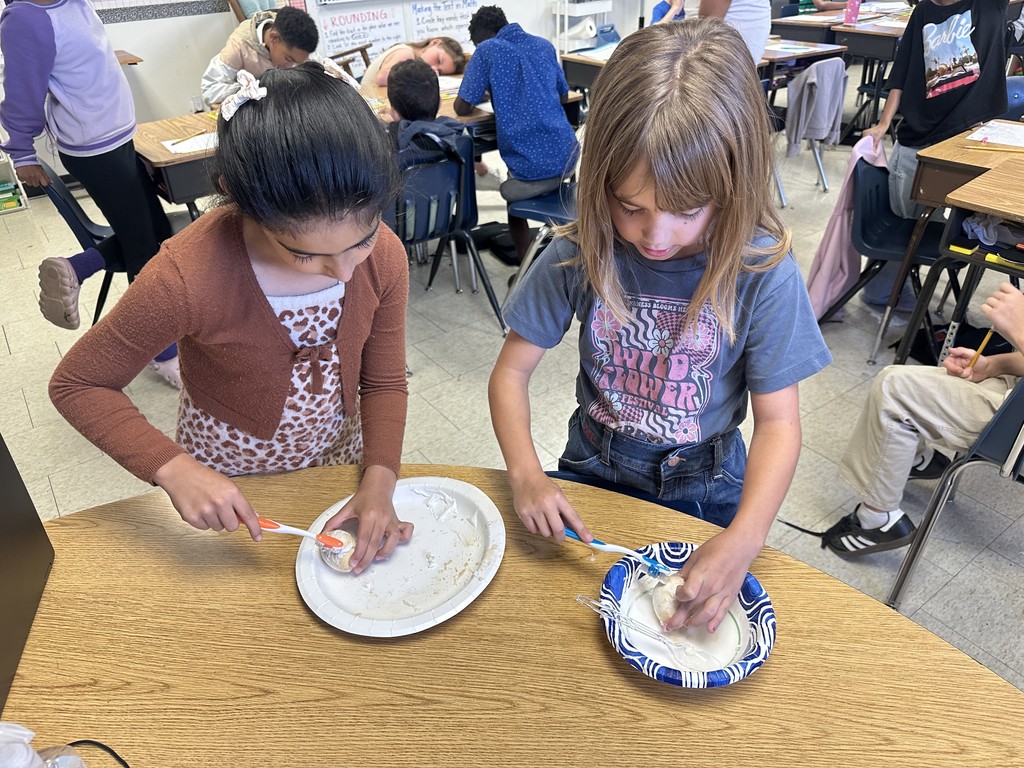 Toothpaste scrubbers!