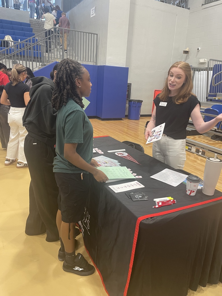 Students at college table