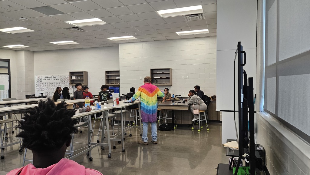 Students in science lab