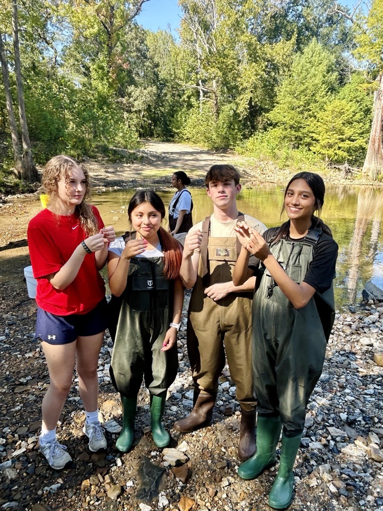 Students from Maumelle and Robinson High Schools' AP Environmental Science classes got hands-on with science at Lake Maumelle