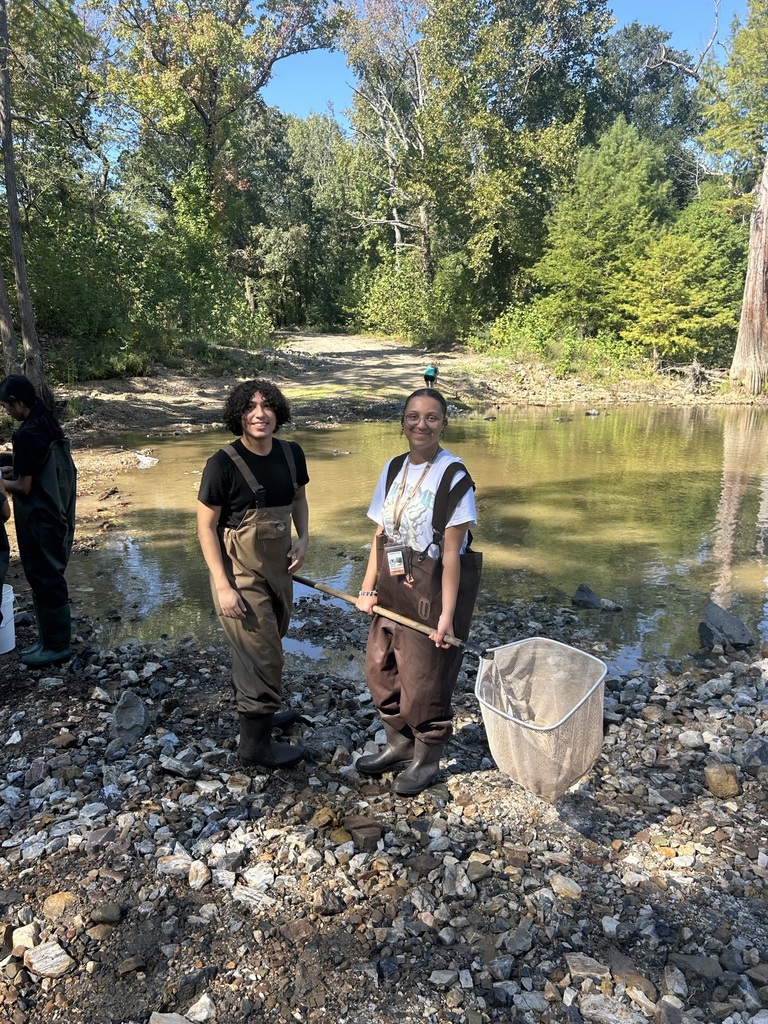 Students from Maumelle and Robinson High Schools' AP Environmental Science classes got hands-on with science at Lake Maumelle