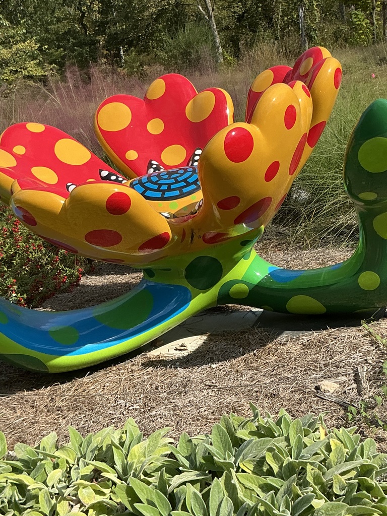 Yayoi Kusama sculptures