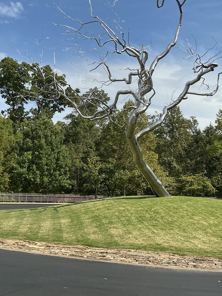 a metal tree