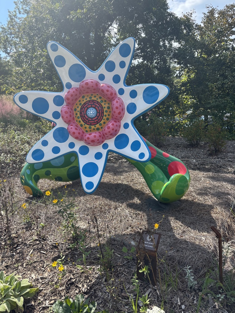 Yayoi Kusama sculptures