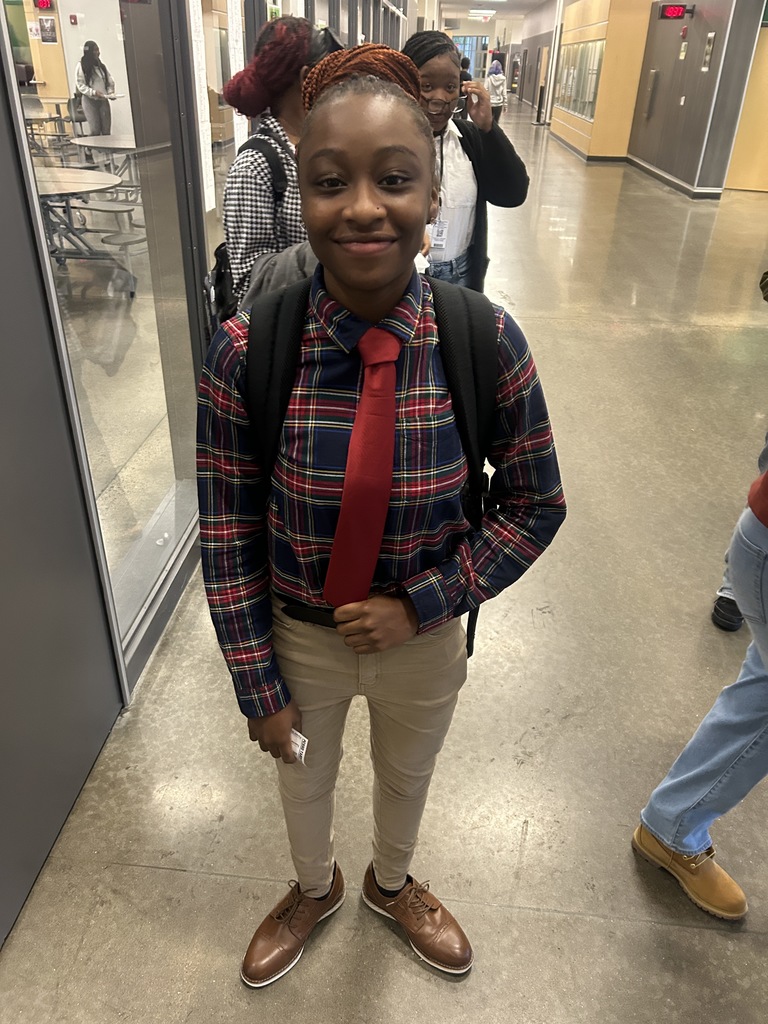 Student dressed as teacher