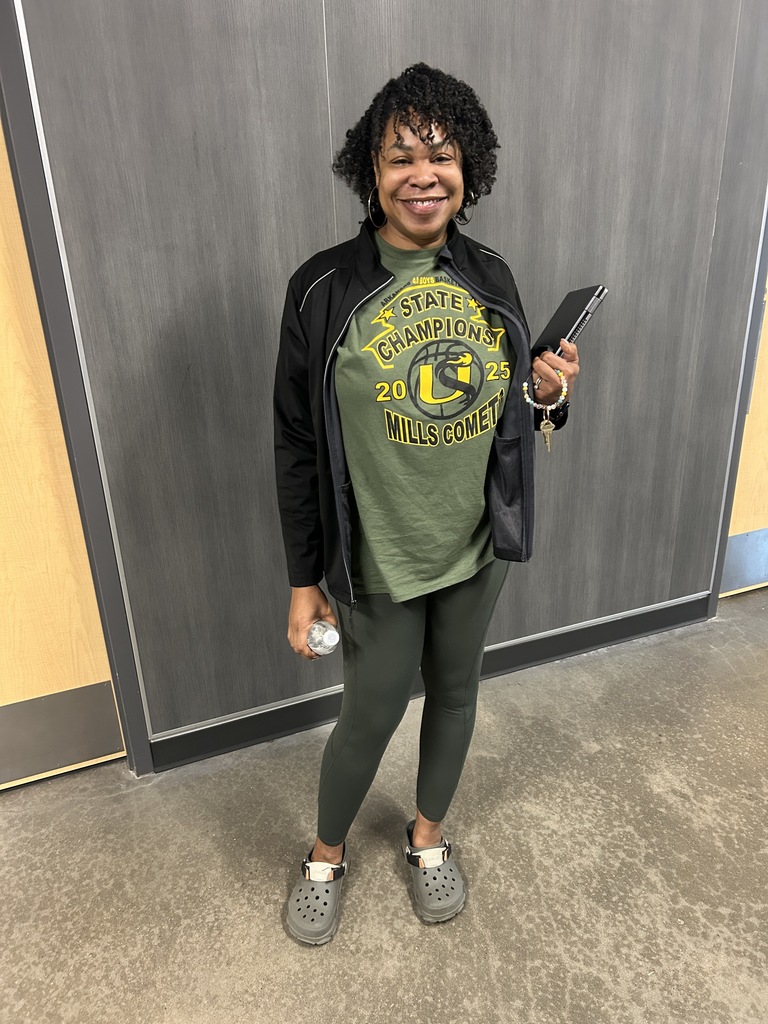 Teacher dressed as student