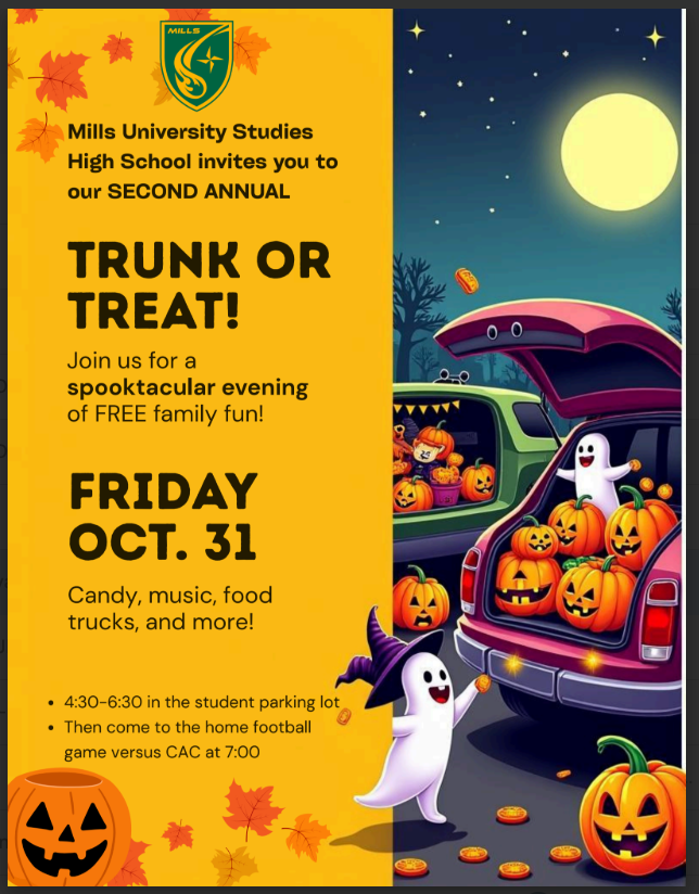 Trunk or treat flyer