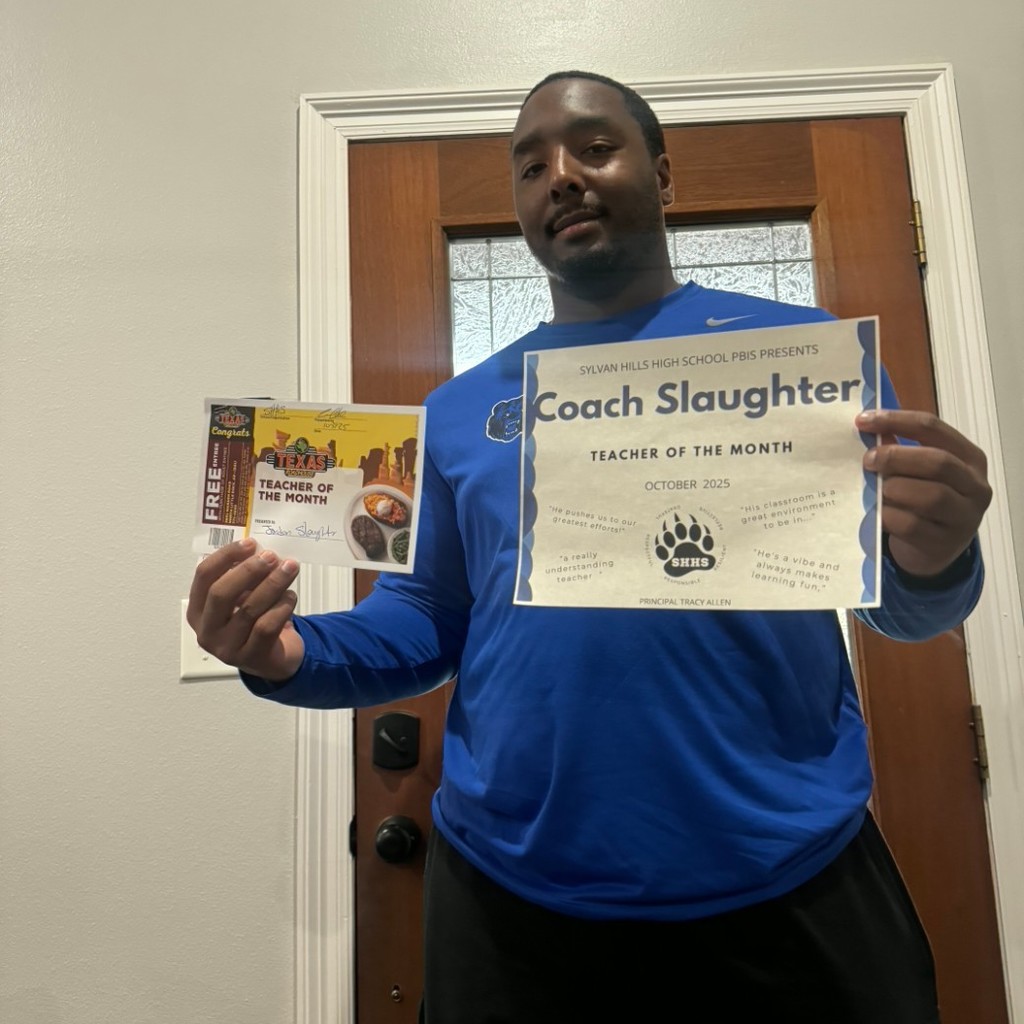 Coach Slaughter, Not pictured: Mrs Parr