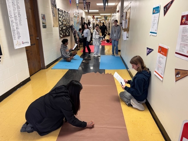 Creativity + teamwork = success! Loving the energy in these group projects.