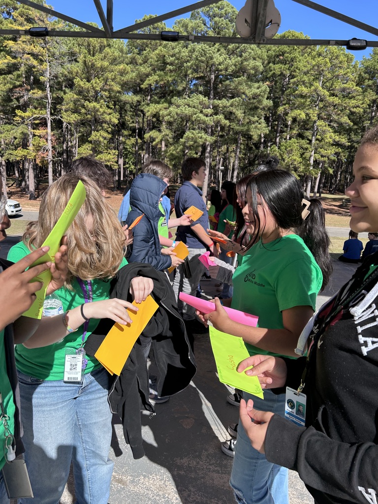 AVID  7th Graders Lake Willastein Lines of Communication Pic