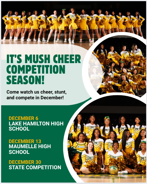 Flyer for Cheer Competition Season
