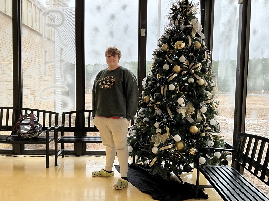 Caden in his Arkansas Tech attire!  