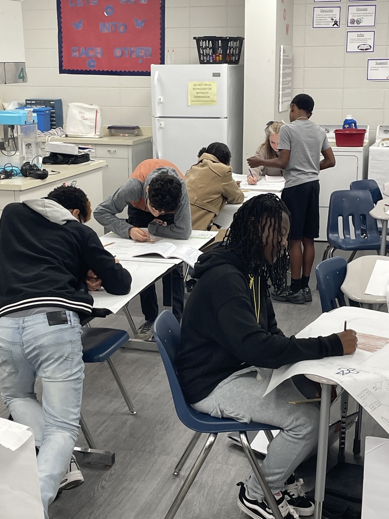 Family Consumer Science scholars working on family tree project pic 1