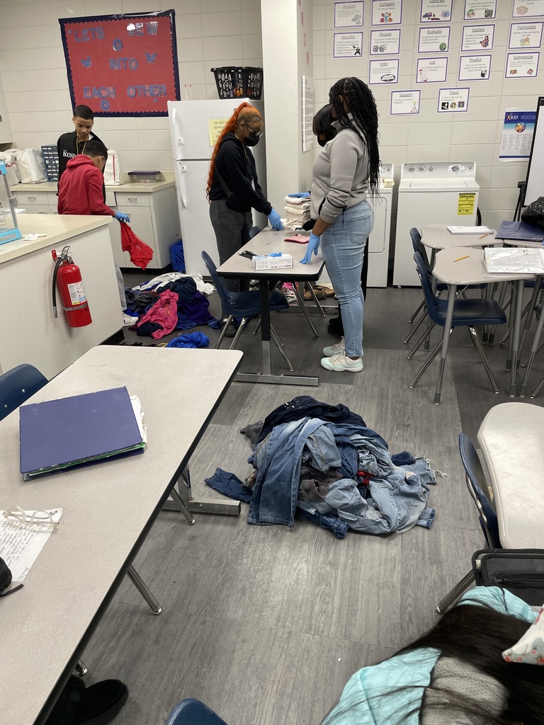 Family consumer science class washing gently used closed for service project pic 2