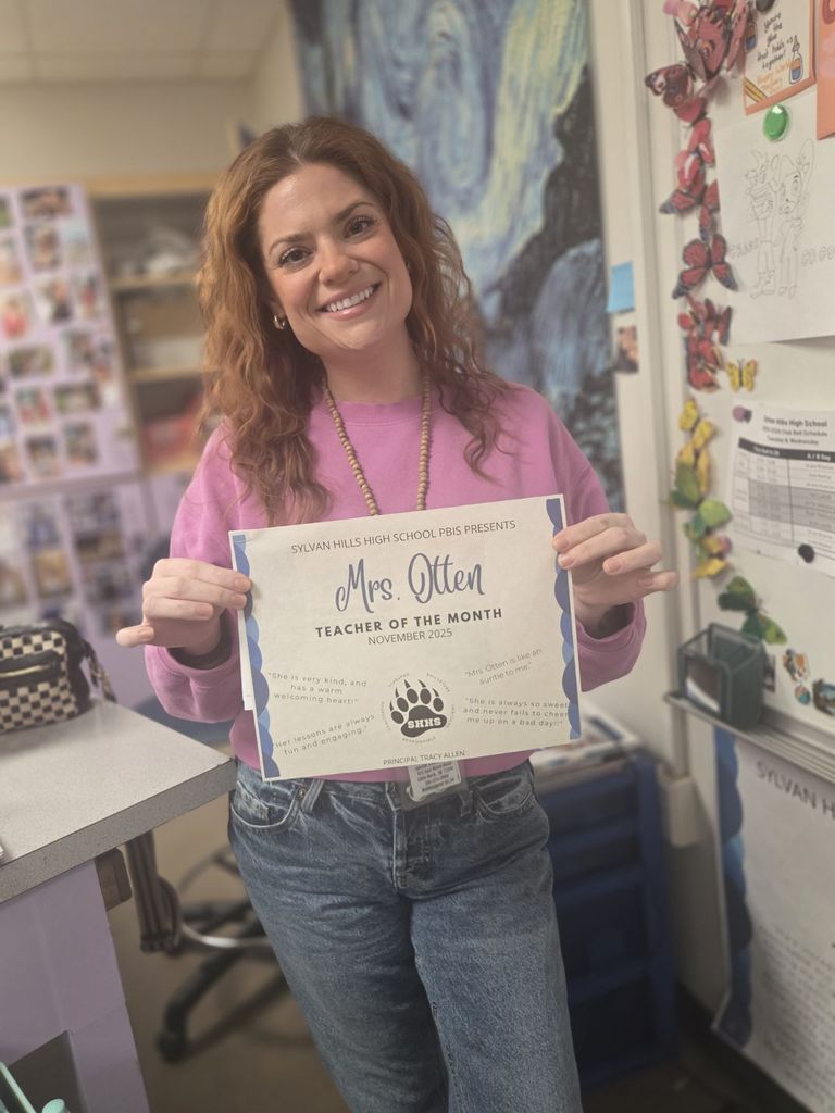 Bears of the Month: Mrs. Otten