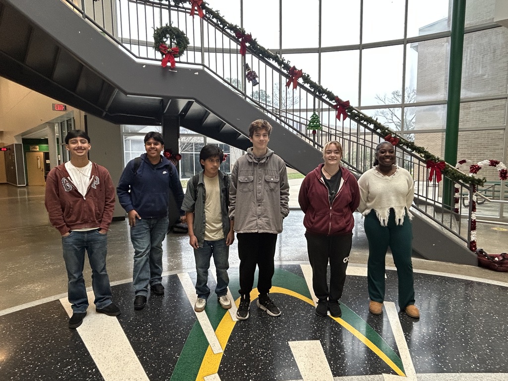 Group of students in stairwell