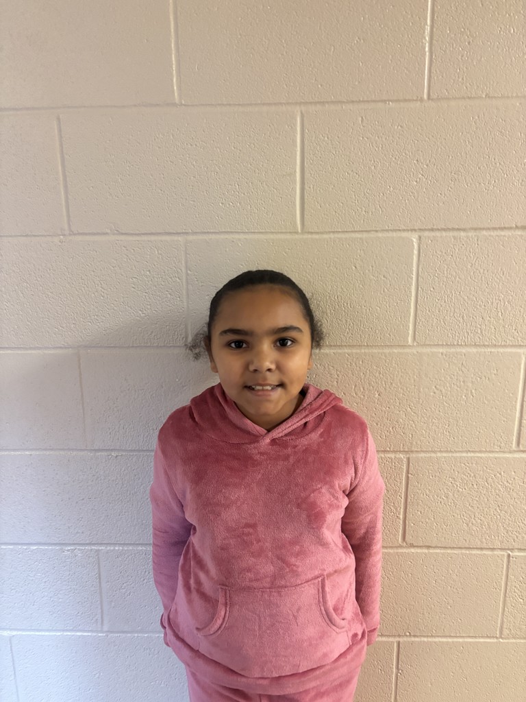 Image of Third Grade Student who was nominated for Student of the Month