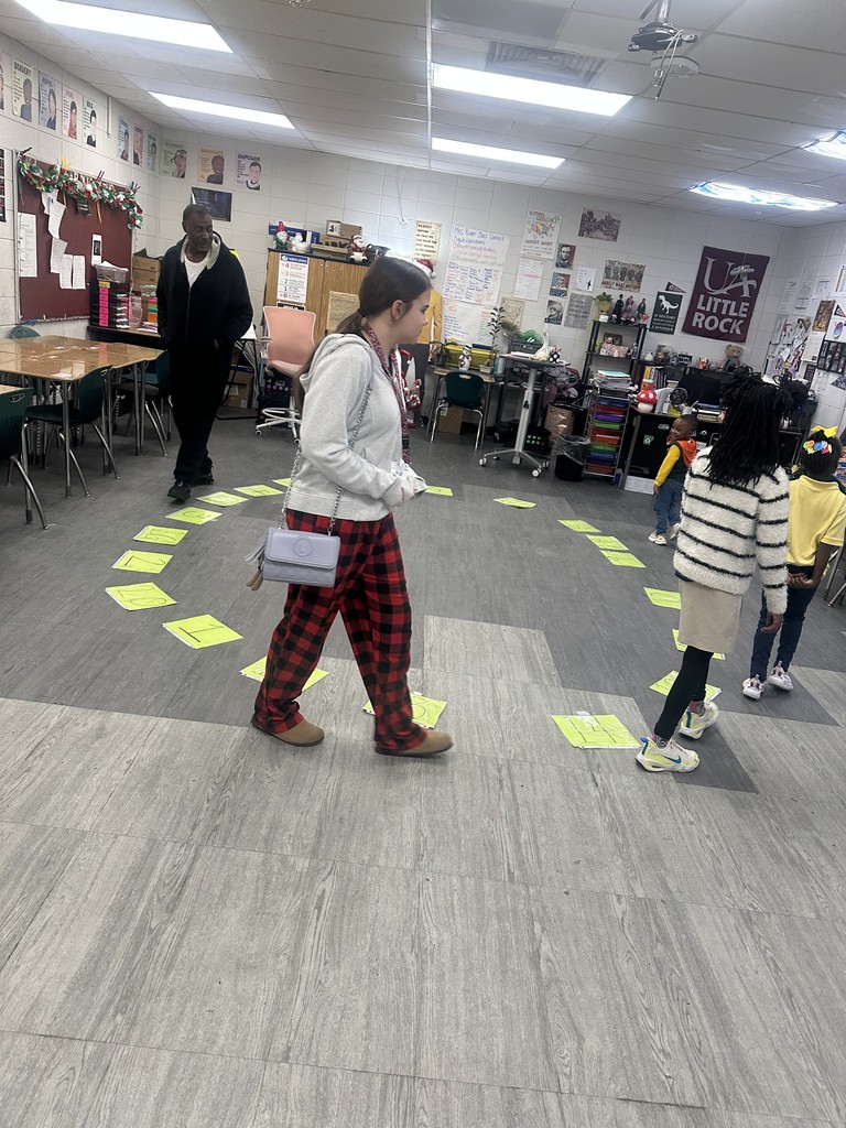 family playing game at Book Fair Family Night