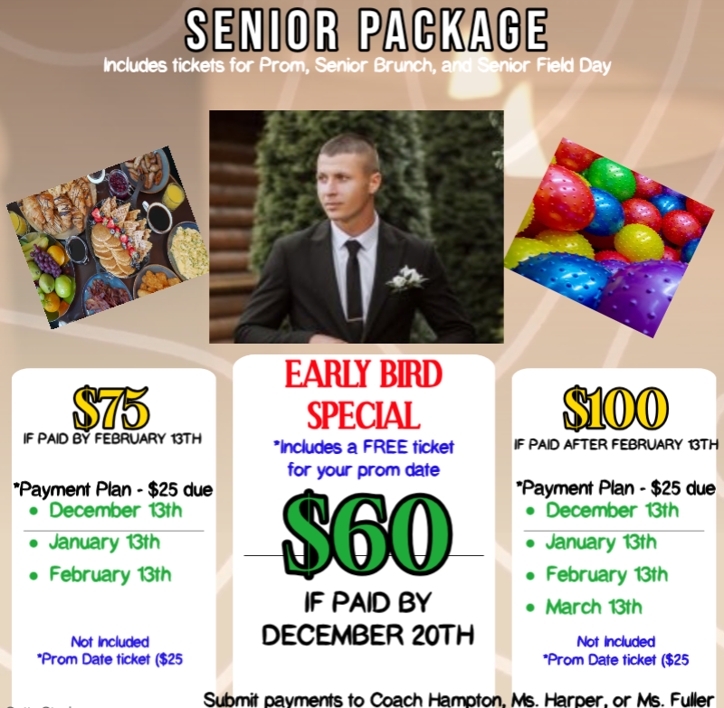 Flyer for senior packages