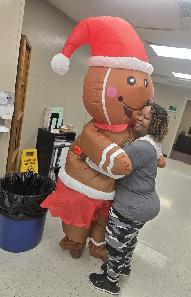 Ms. Foley loves the gingerbread person, too!