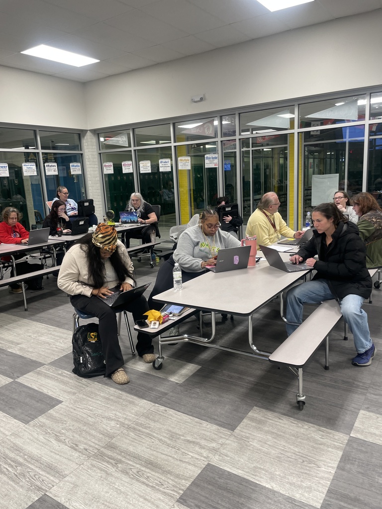 After returning from Winter Break, the Mills Middle School teachers and staff members were hard at work during their PD/staff meeting.