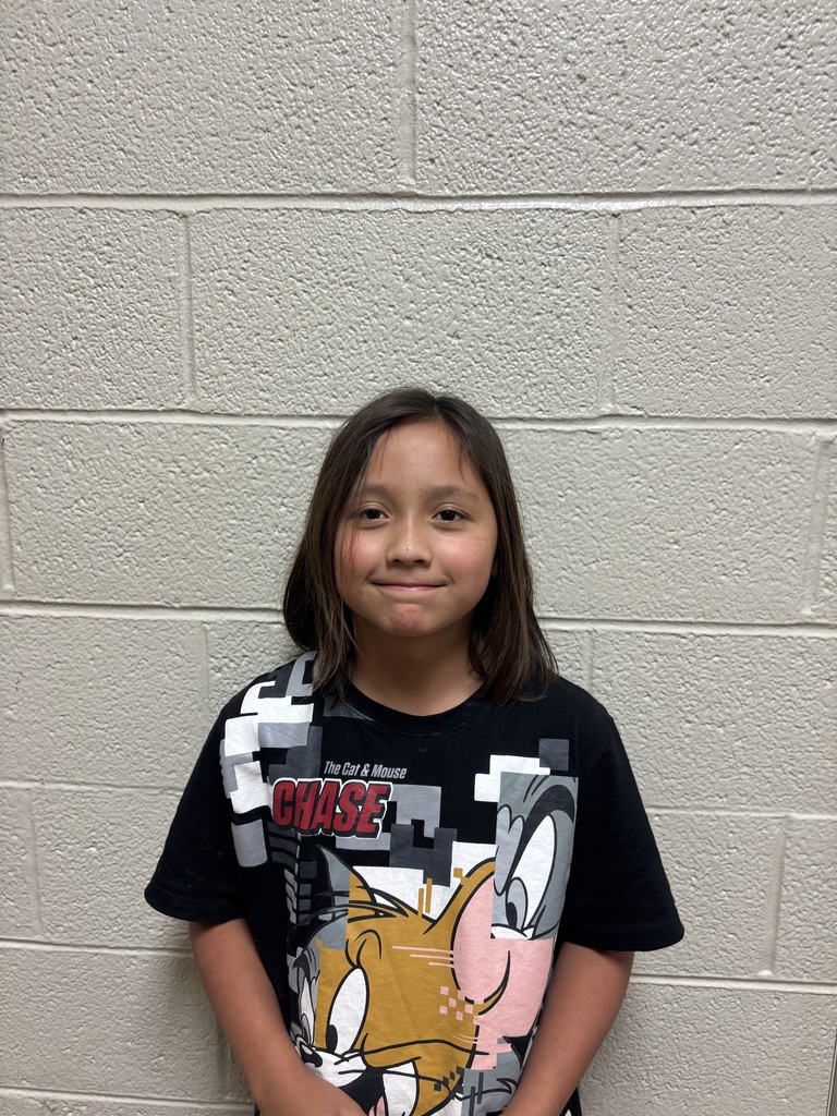 Fourth Grade student who was nominated for Student of the Month. 