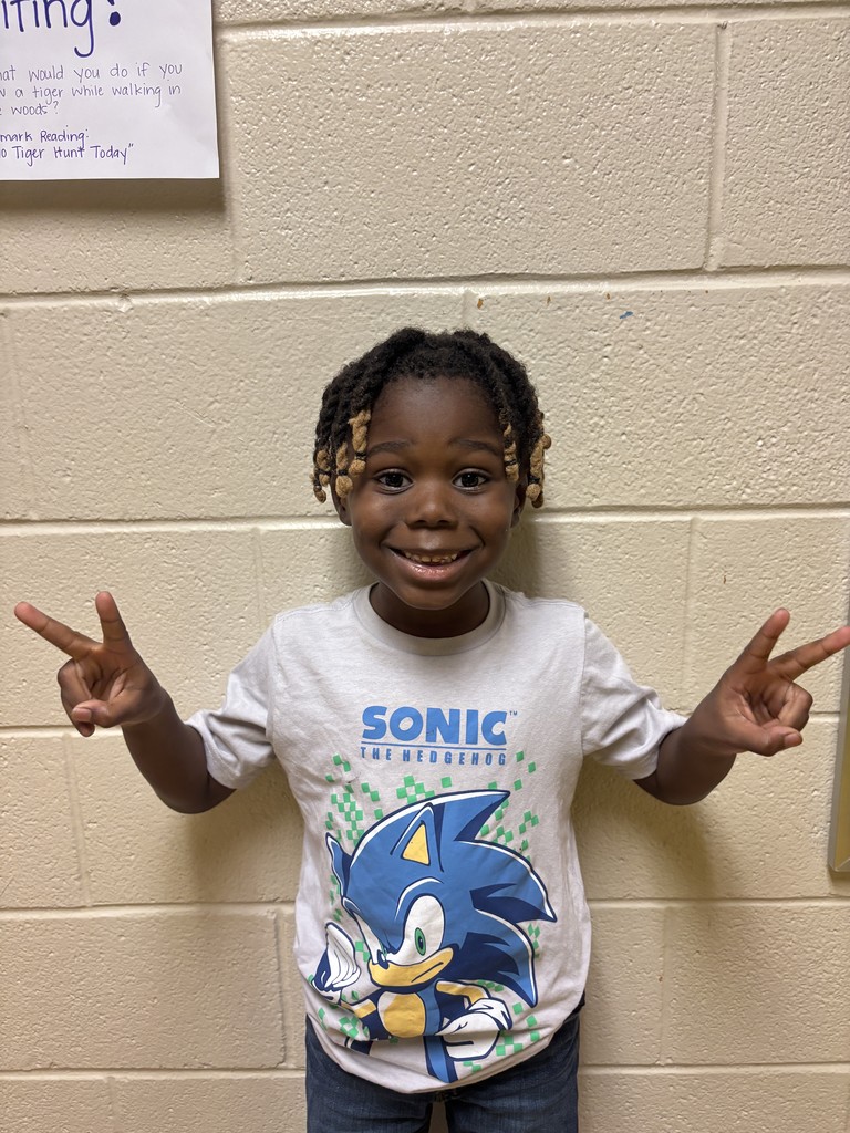 Kindergarten student who was nominated for Student of the Month. 