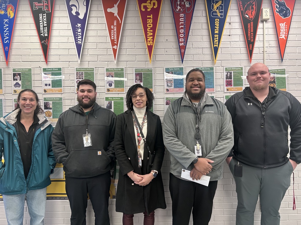 Picture of teachers who were present every day for the 2nd 9 weeks